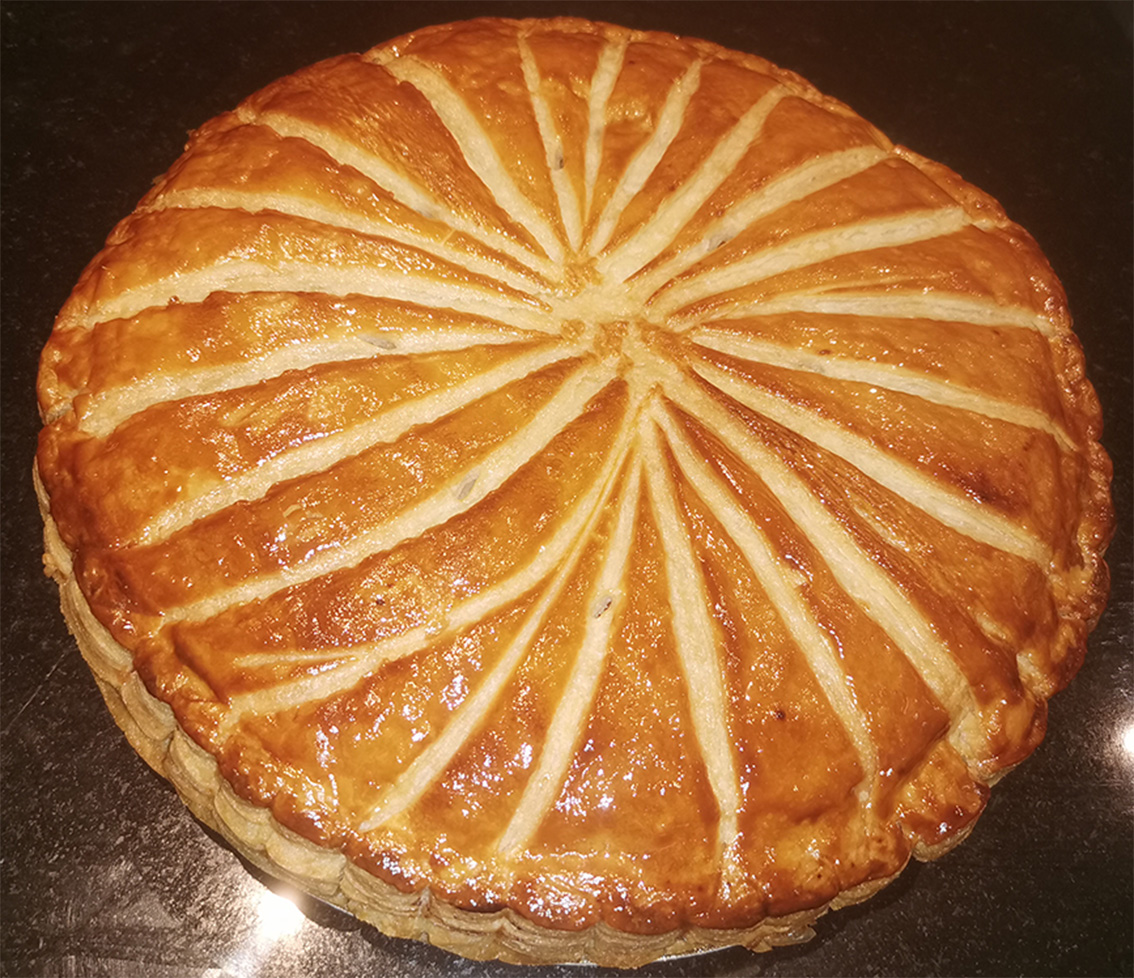 Galette des rois à la frangipane