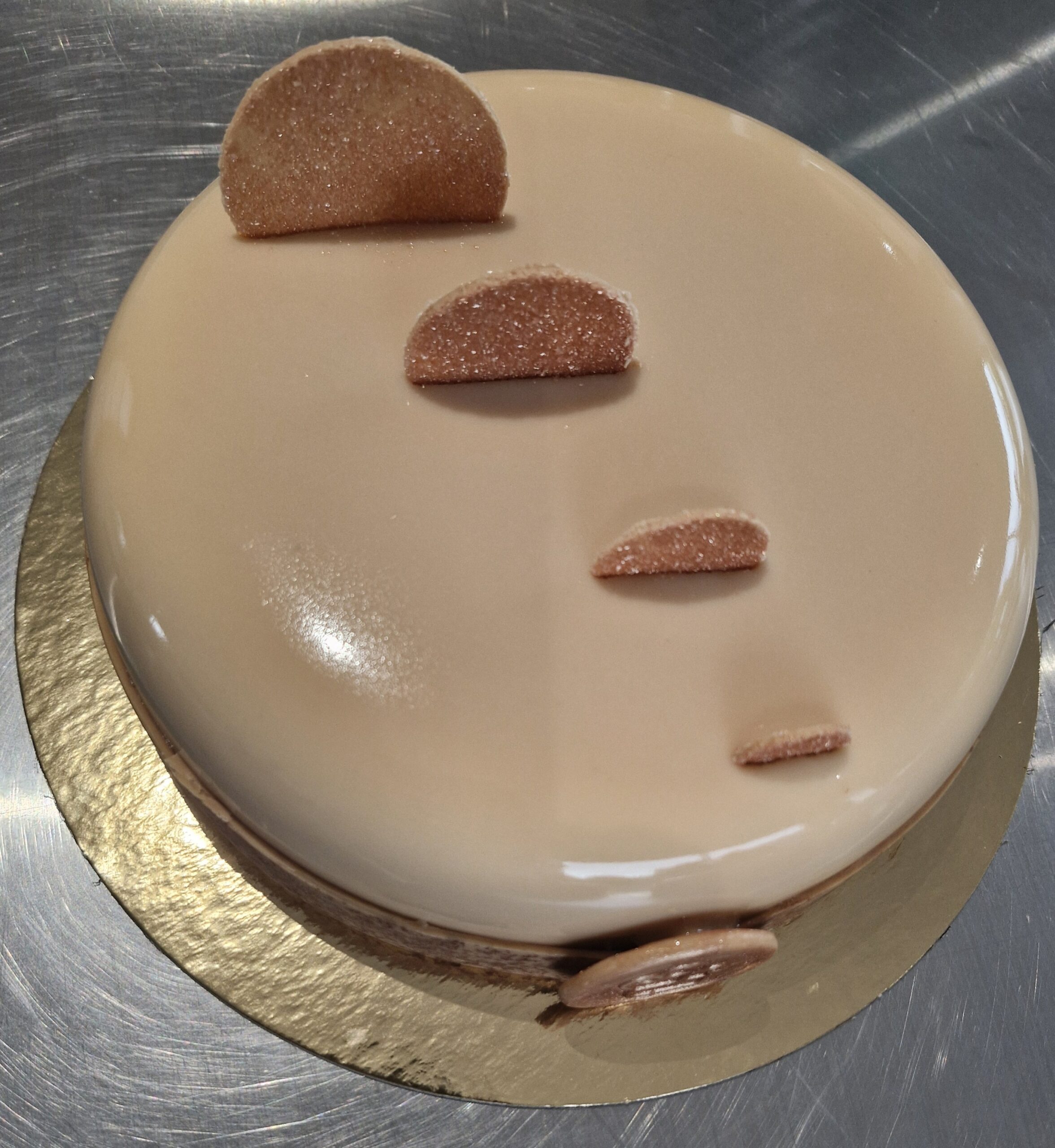 Entremets chocolat blond insert choco-passion